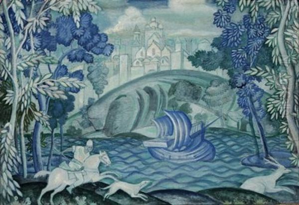 Illustration For A Folk Tale (collab. W/rimma Nikitichna Brailowski) - view 1