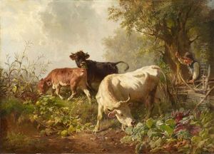 Shepherd Boy And Cattle