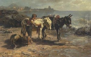 Esel Am Strande Esel Am Strande