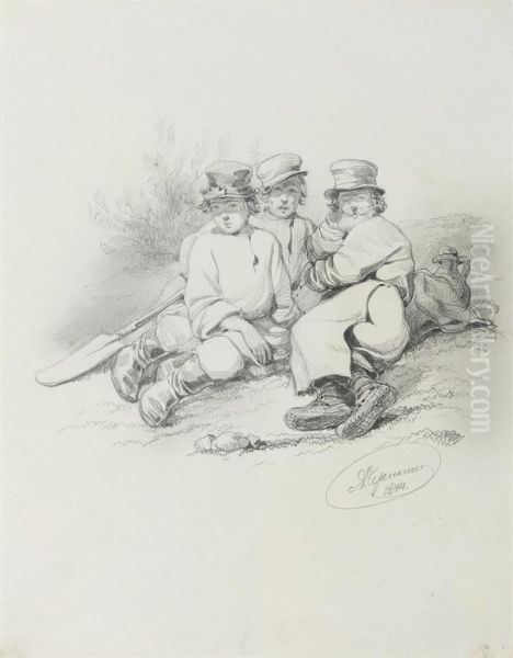 Peasants Resting - view 1