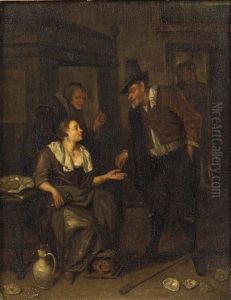 Die Kupplerin by Richard Brakenburg