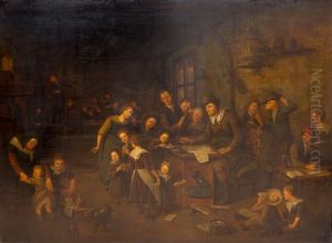 The Village Schoolroom by Richard Brakenburg