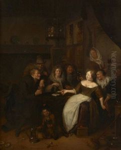 Joyeuse Compagnie Dans Un Interieur by Richard Brakenburg