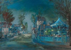 Fete Foraine Au Crepuscule by Alexei Konstantinovich Korovin