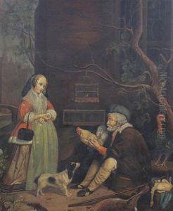 Lady In Farmyard Lady In Farmyard