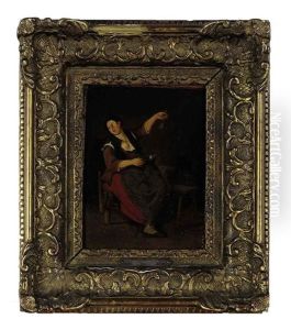 A Carousing Woman by Richard Brakenburg