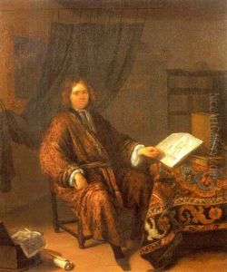Un Amateur Dans Son Cabinet by Richard Brakenburg