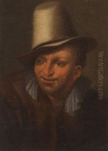 Bildnis Eines Herrn Mit Hut by Richard Brakenburg
