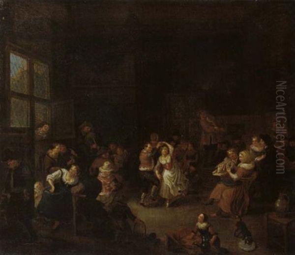 Frohliche Gesellschaft Im Wirtshaus - view 1