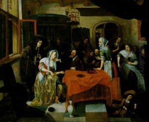 Frohliche Gesellschaft by Richard Brakenburg