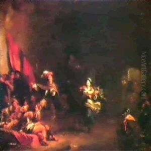 Scene De Taverne Tres Animee