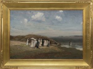 A Beach Party by Clarence E. Braley