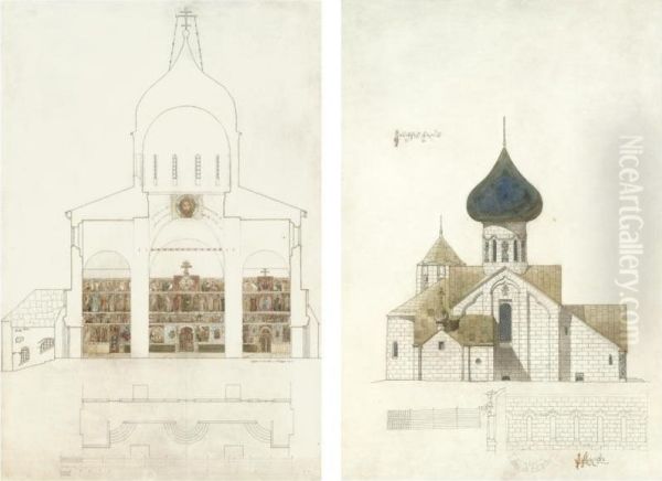 Two Architectural Designs - view 1