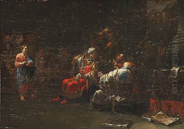 Twelve Year Old Christ In The Temple - view 1