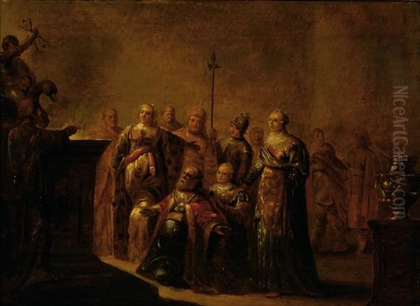 Salomon Worshipping The Idols - view 1