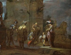Die Taufe Des Kammerers by Leonard Bramer