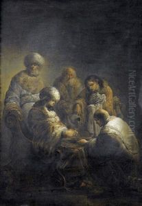 Handwaschung Des Pontius Pilatus by Leonard Bramer