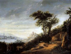 Landschaft Mit Wasserfall
