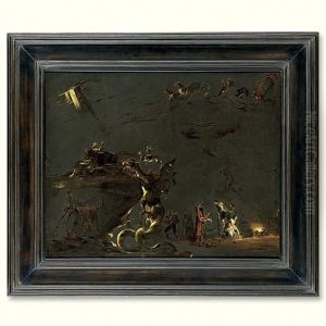 Saint James And Hermogenes The Magician by Leonard Bramer