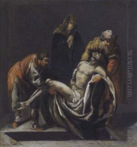 Deposizione Nel Sepolcro by Leonard Bramer