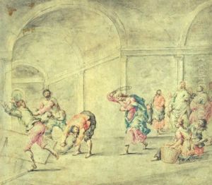 Jesus Vertreibt Die Handler Aus Dem Tempel