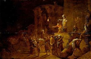Judith And The Head Of Holofernes by Leonard Bramer