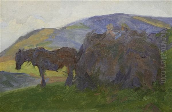 Carting Bracken, Grasmere - view 1