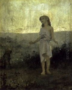 Die Berufung Des Johannes Des Taufers by Alfred Henri Bramtot