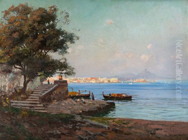 Fishermen In The Bay Of Naples - view 1