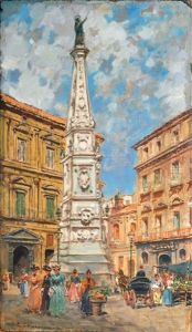Piazza S. Domenico Maggiore by Carlo Brancaccio
