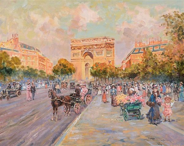 Parigi Arc Du Triomphe - view 1