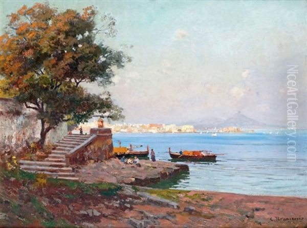 Pecheurs Dans La Baie De Naples - view 1