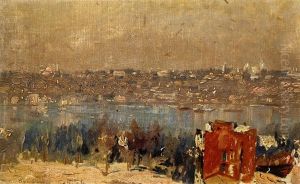 Blick Uber Den Bosporus Auf Istanbul by Carlo Brancaccio