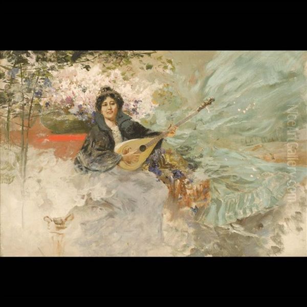 Suonatrice Di Mandolino - view 1
