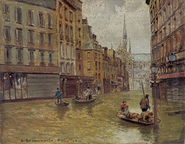 Hochwasser In Paris - view 1