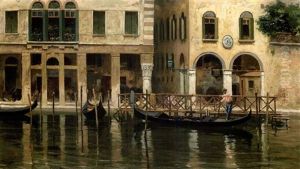 Venezianischer Kanal by Carlo Brancaccio
