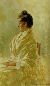 Ragazza Napolitana In Bianco