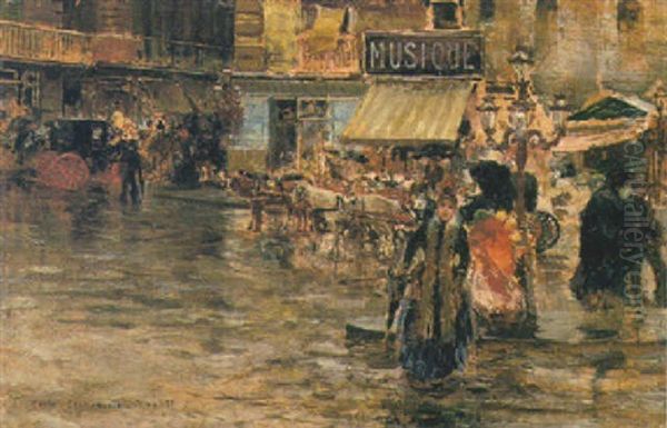 Crossing The Boulevard - view 1