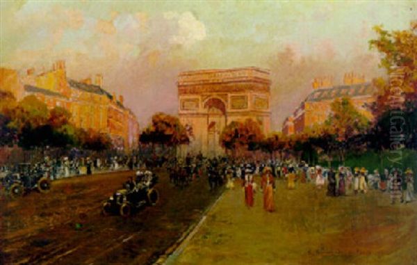 L'arc De Triomphe, Paris - view 1
