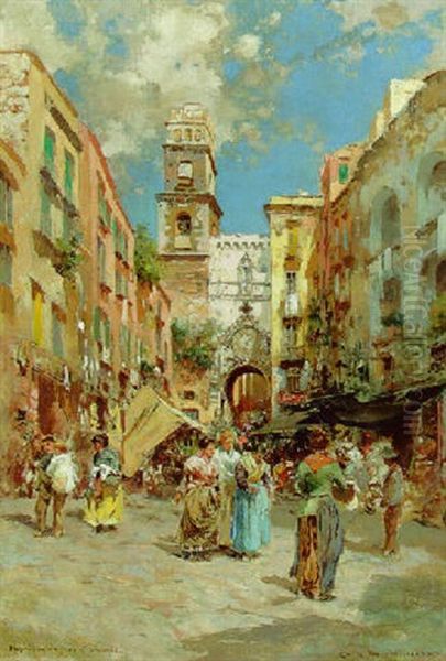 Mercato A S. Eligio, Naples - view 1