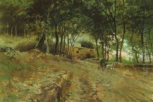 A Carriage In The Woods by Carlo Brancaccio