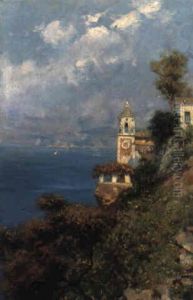 Capo Di Sorrento Visto Da Massalubrense by Carlo Brancaccio