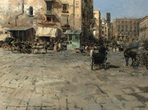 Piazza Mercato, Naples by Carlo Brancaccio