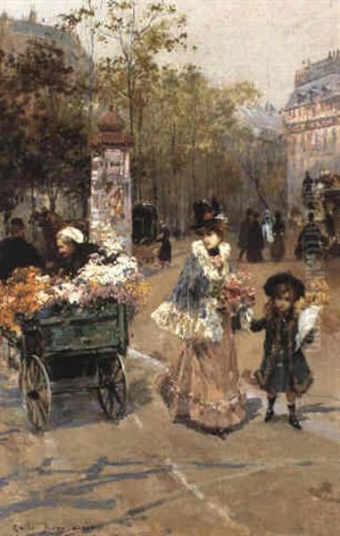 Parisian Street Scene - view 1