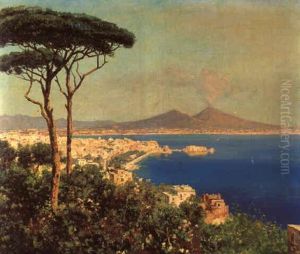 Le Golfe De Naples Depuis Le Tombeau De Virgile