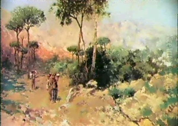 Paesaggio Con Figure Ad Anacapri - view 1
