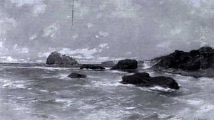 A View Of The Mediterranean Coast by Carlo Brancaccio
