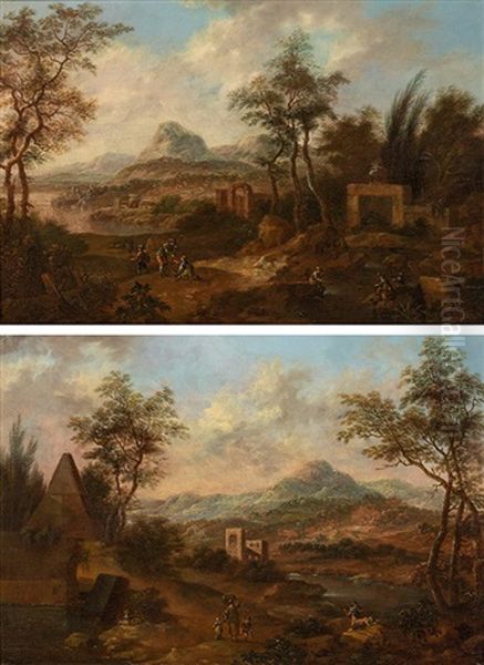 Landscape With Figures (counterparts) - view 1