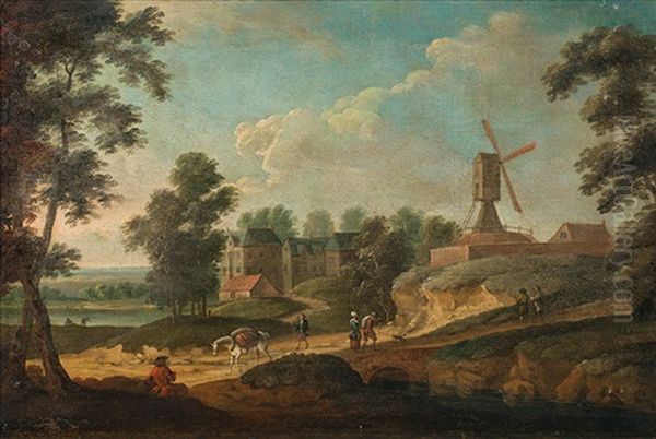 Landscape With Windmill - view 1