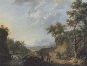 Flusslandschaft by Johann Christian Brand